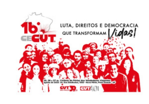 Sindae-BA - Gota D'água - Em Salvador, Sindae participa do 16º Congresso da  CUT Bahia entre os dias 14 e 16 de agosto